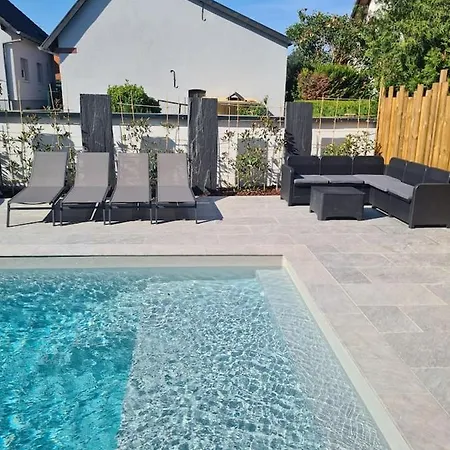 L'oasis De - Prive Dans Avec Piscine 펜션 *